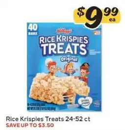 Winn Dixie Rice Krispies Treats offer