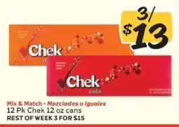 Winn Dixie Chek 12 oz cans offer