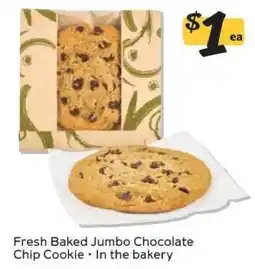 Winn Dixie Fresh Baked Jumbo Chocolate Chip Cookie offer