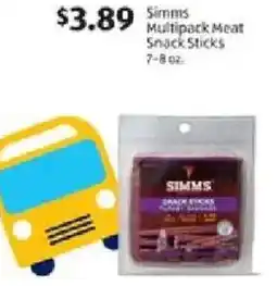 Aldi Simms Multipack Meat Snack Sticks offer
