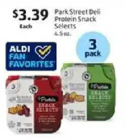 Aldi Park Street Deli Protein Snack Selects offer