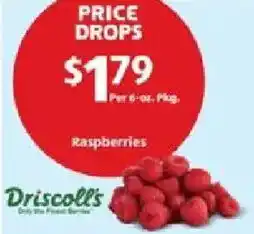 Aldi Driscoll's Raspberries offer