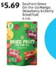 Aldi Southern Grove On-the-Go Dried Fruit offer