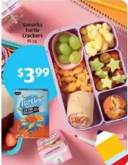 Aldi Savoritz Turtle Crackers offer