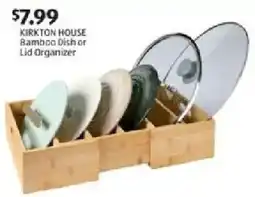 Aldi Kirkton House Bamboo Dish or Lid Organizer offer