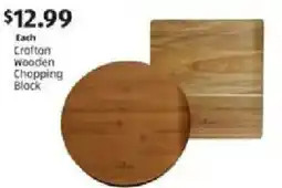 Aldi Crafton wooden chopping block offer