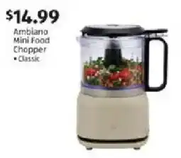 Aldi Ambiano mini food chopper classic offer