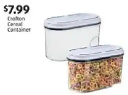 Aldi Crofton Cereal Container offer