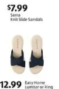 Aldi Serra knit slide sandals offer