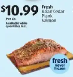 Aldi Fresh Asian Cedar Plank Salmon offer