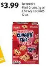 Aldi Benton's Mini Crunchy or Chewy Cookies offer