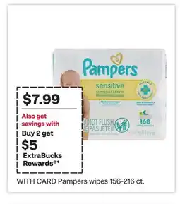 CVS Pampers wipes 156-216 ct offer