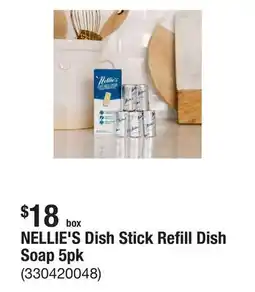 The Home Depot NELLIE'S Dish Stick Refill Dish Soap offer