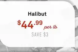 Standard Market Halibut offer