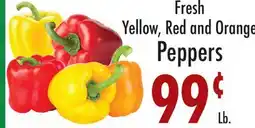 Garden Fresh Market Fresh Yellow, Red and Orange Peppers offer