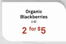 Standard Market Organic Blackberries offer