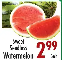 Garden Fresh Market Sweet Seedless Watermelon offer