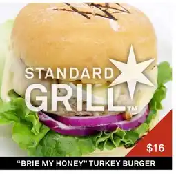 Standard Market BRIE MY HONEY TURKEY BURGER offer