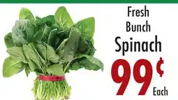 Garden Fresh Market Fresh Bunch Spinach offer