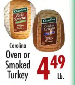 Garden Fresh Market Carolina Oven or Smoked Turkey offer