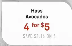 Standard Market Hass Avocados offer