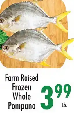 Garden Fresh Market Farm Raised Frozen Whole Pompano offer