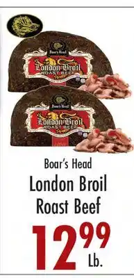Garden Fresh Market Boar's Head London Broil Roast Beef offer