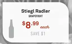 Standard Market Stiegl Radler GRAPEFRUIT offer