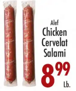 Garden Fresh Market Alef Chicken Cervelat Salami offer