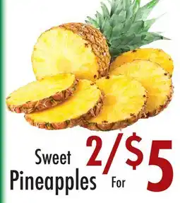 Garden Fresh Market Sweet Pineapples offer