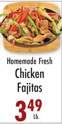 Garden Fresh Market Homemade Fresh Chicken Fajitas offer