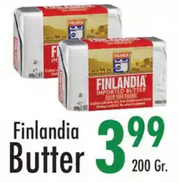 Garden Fresh Market Finlandia Butter offer
