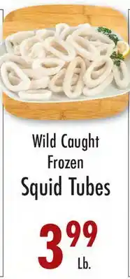Garden Fresh Market Wild Caught Frozen Squid Tubes offer