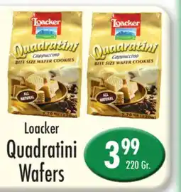 Garden Fresh Market Loacker Quadratini Wafers offer
