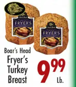 Garden Fresh Market Boar's Head Fryer's Turkey Breast offer