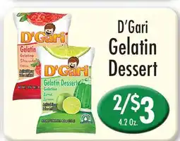 Garden Fresh Market D'Gari Gelatin Dessert offer