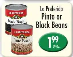 Garden Fresh Market La Preferida Pinto or Black Beans offer