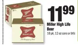 Sentry Miller High Life Beer offer
