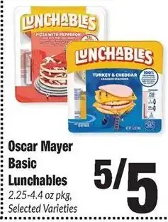Sentry Oscar Mayer Basic Lunchables offer