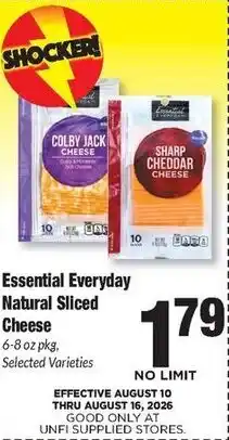 Sentry Essential Everyday Natural Sliced Cheese offer