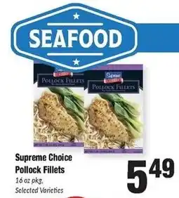 Sentry Supreme Choice Pollock Fillets offer