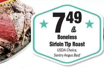 Sentry Sentry Angus Beef Boneless Sirloin Tip Roast offer