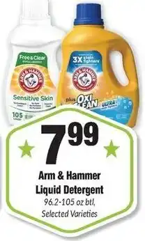 Sentry Arm & Hammer Liquid Detergent offer