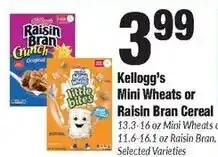 Sentry Kellogg's Mini Wheats or Raisin Bran Cereal offer