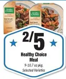 Sentry Healthy Choice Meal offer