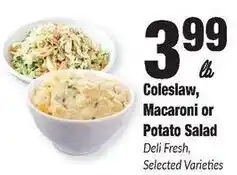 Sentry Coleslaw, Macaroni or Potato Salad offer