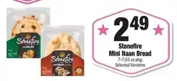 Sentry Stonefire Mini Naan Bread offer