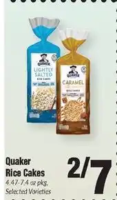 Sentry Quaker Rice Cakes offer