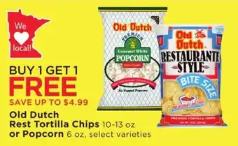 Old Dutch Rest Tortilla Chips or Popcorn
