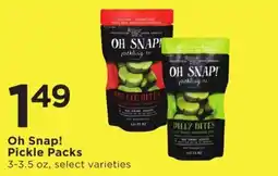Cub Foods Oh Snap! Pickle Packs offer